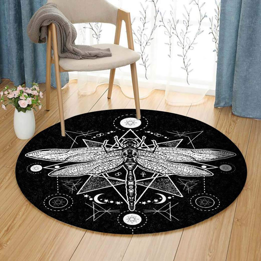 Dragonfly Limited Edition Round Rug 3 Dragonfly Limited Edition Round Rug