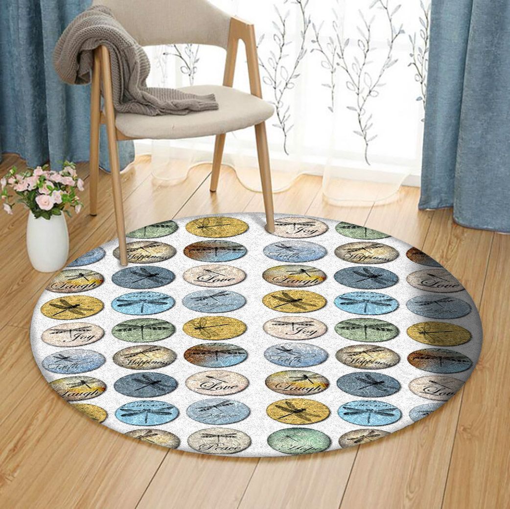 Dragonfly Limited Edition Round Rug