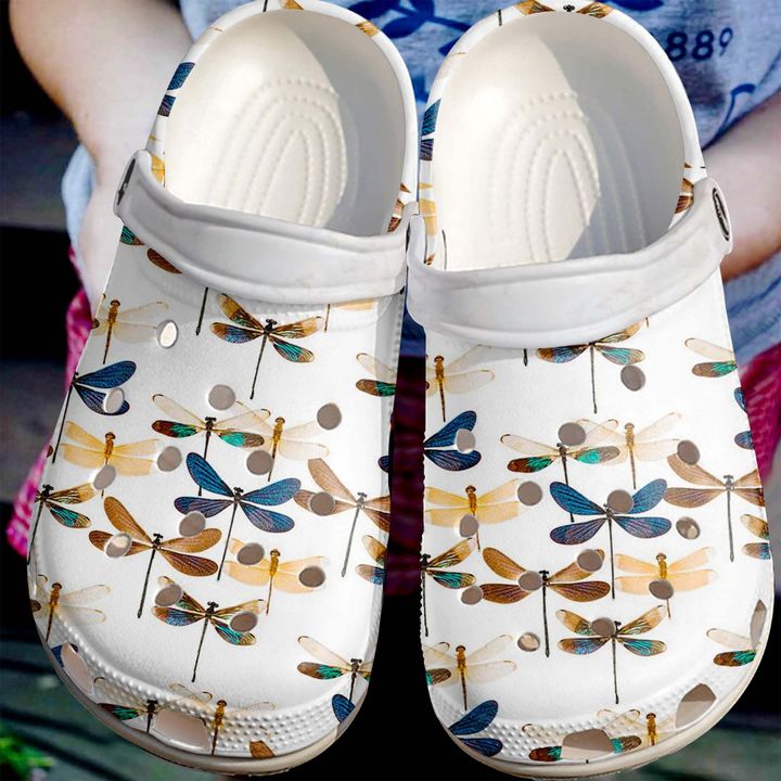 Dragonfly Summer Crocs Clog Shoes