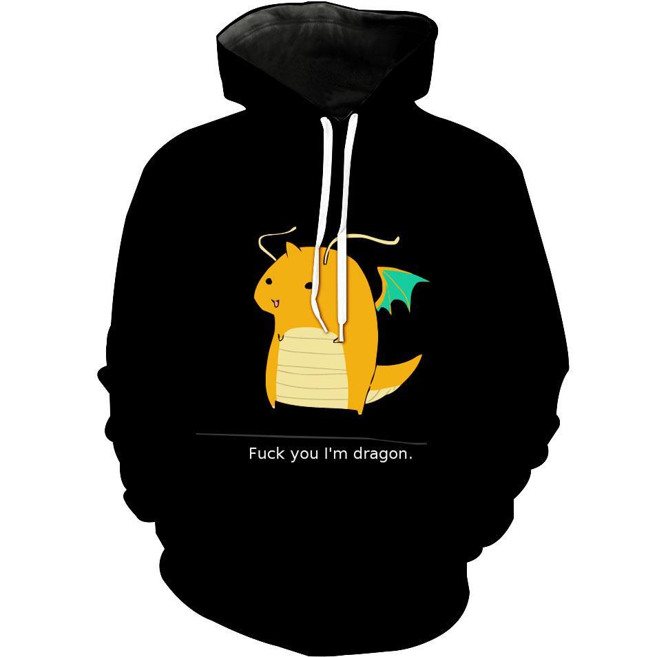 Dragonite I’m A Dragon Pokemons Hoodie 3D