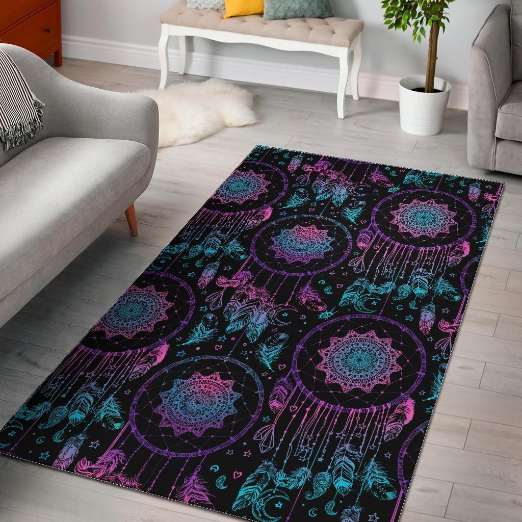 Dream Catcher Boho Mandala Area Limited Edition Rug