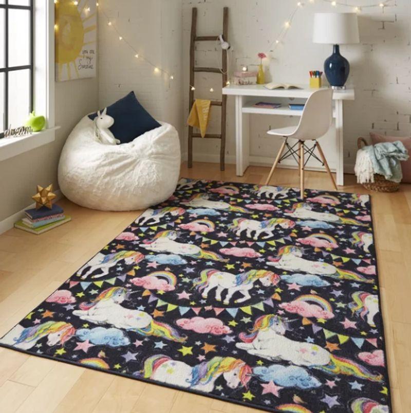 Dream Unicorn Rectangle Limited Edition Rug 7 Dream Unicorn Rectangle Limited Edition Rug