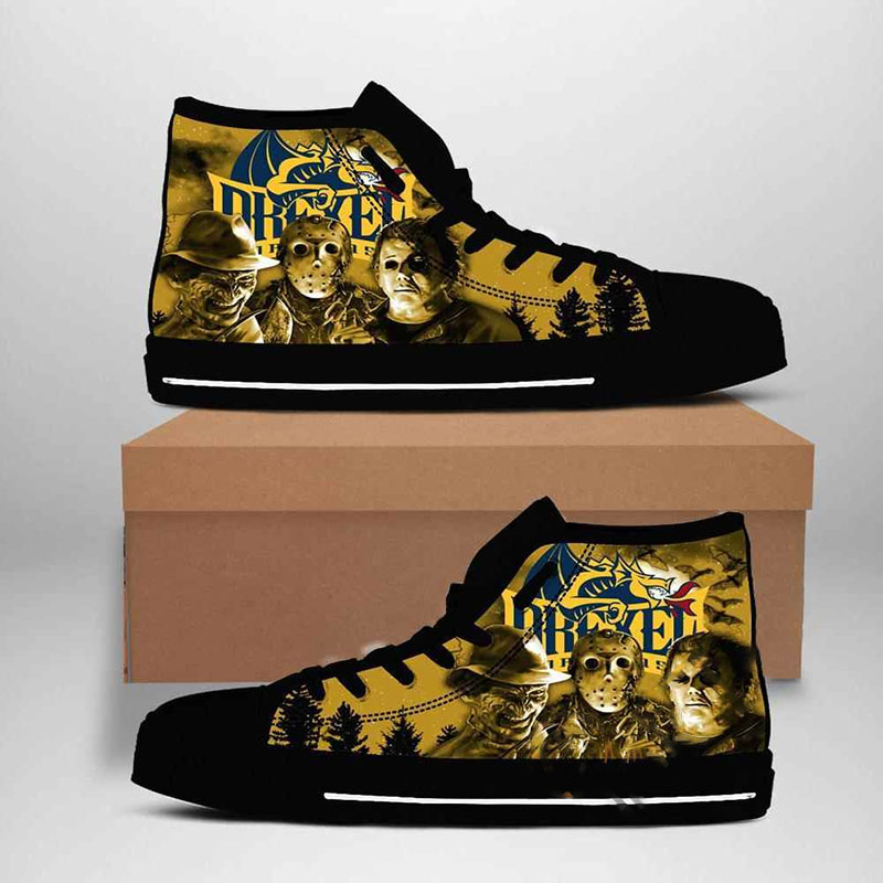 Drexel Dragons Ncaa High Top Shoes