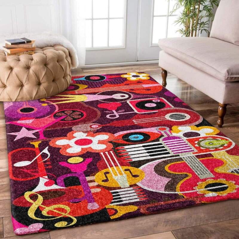 Drink Musical Saxophones Limited Edition Rug 3 Drink Musical Saxophones Limited Edition Rug