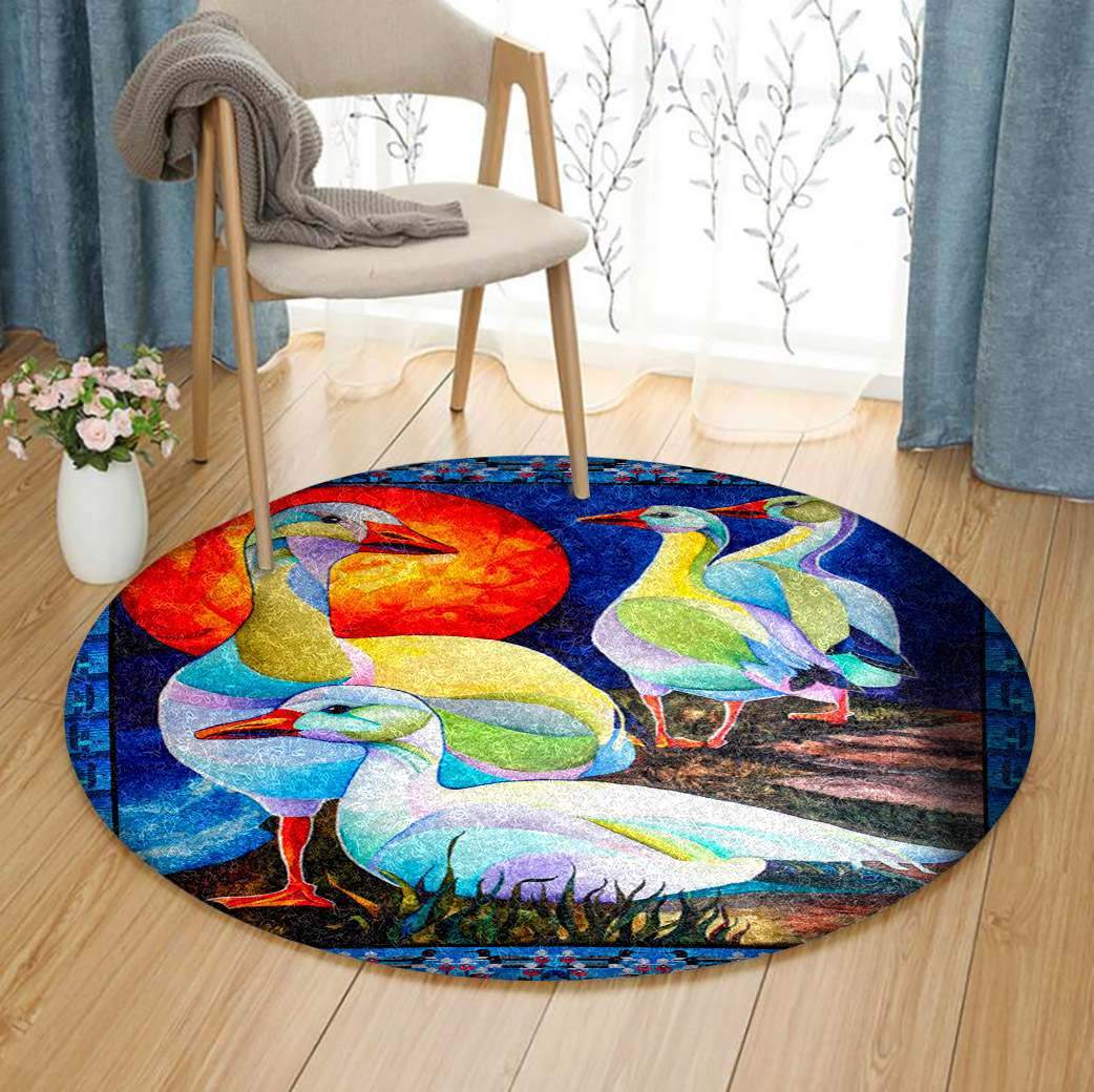 Duck Limited Edition Round Rug 2 Duck Limited Edition Round Rug
