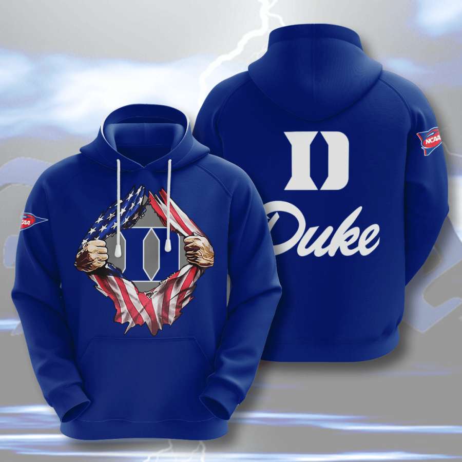 Duke Blue Devils Custom Hoodie 3D 5 Duke Blue Devils Custom Hoodie 3D