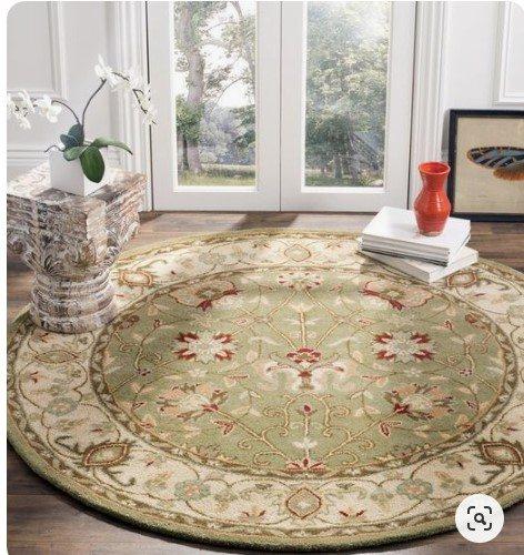 Dunbar Hand Tufted Wool Sage Limited Edition Round Rug