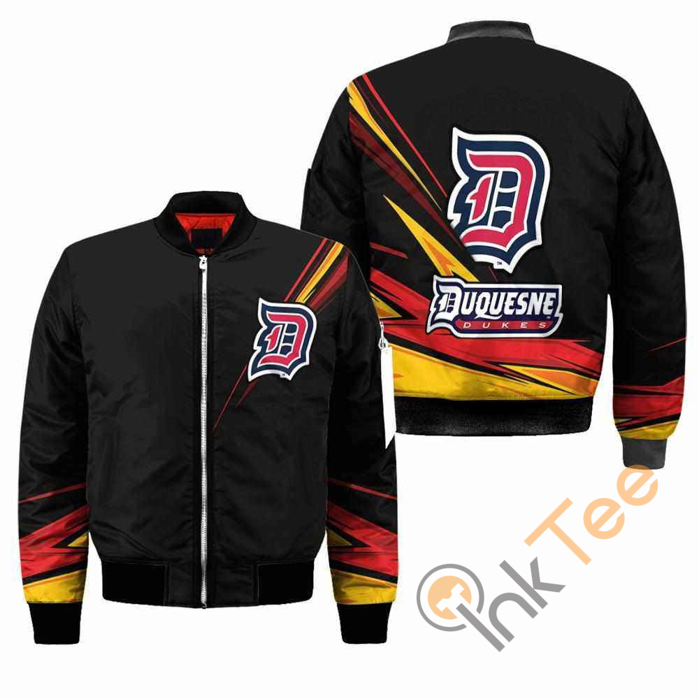 Duquesne Dukes NCAA Black Apparel Best Christmas Gift For Fans Bomber Jacket