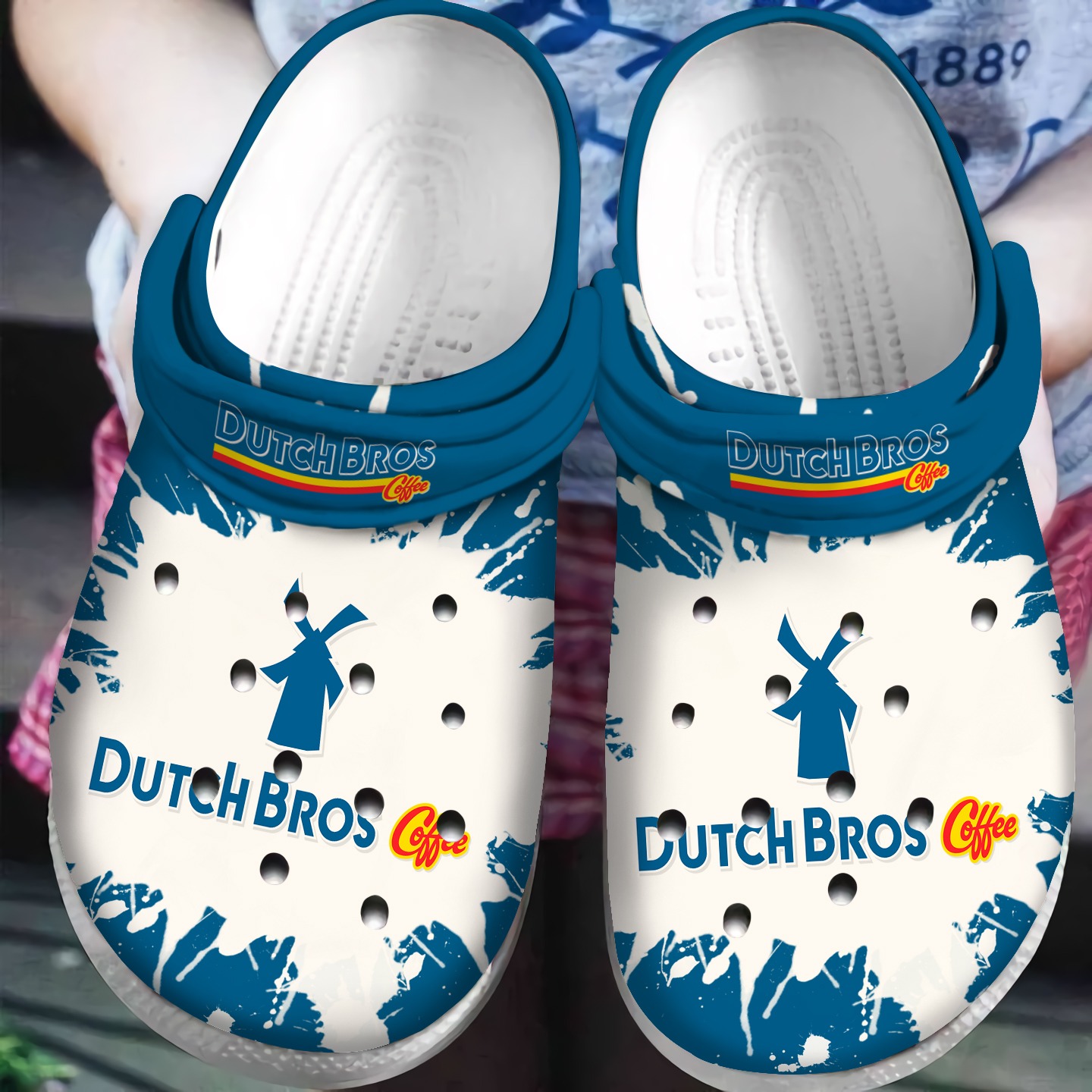 Dutch Bros Coffee Crocs Clog Shoes