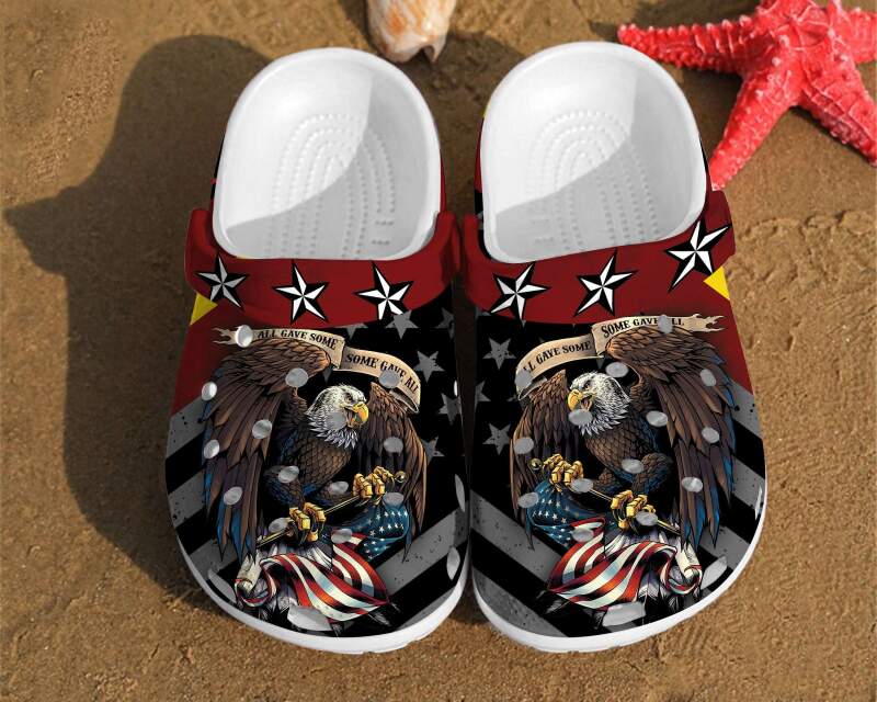 Eagle America Flag Veteran Independence Us Day Gift Crocs Clog Shoes 9 Eagle America Flag Veteran Independence Us Day Gift Crocs Clog Shoes
