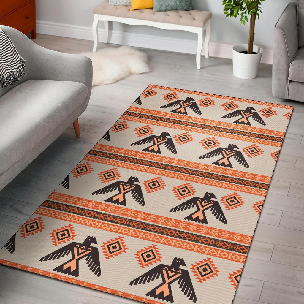 Eagle Aztec Print Pattern Area Limited Edition Rug 1 Eagle Aztec Print Pattern Area Limited Edition Rug