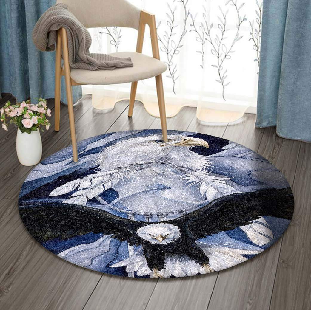 Eagle Dreamcatcher Limited Edition Round Rug 6 Eagle Dreamcatcher Limited Edition Round Rug