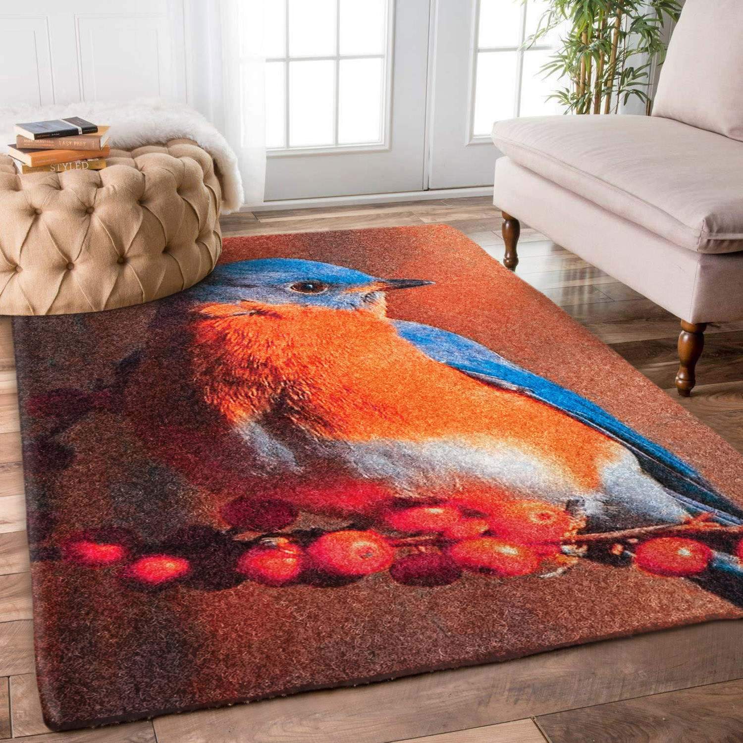 Eastern Bluebird Limited Edition Rug 8 Eastern Bluebird Limited Edition Rug