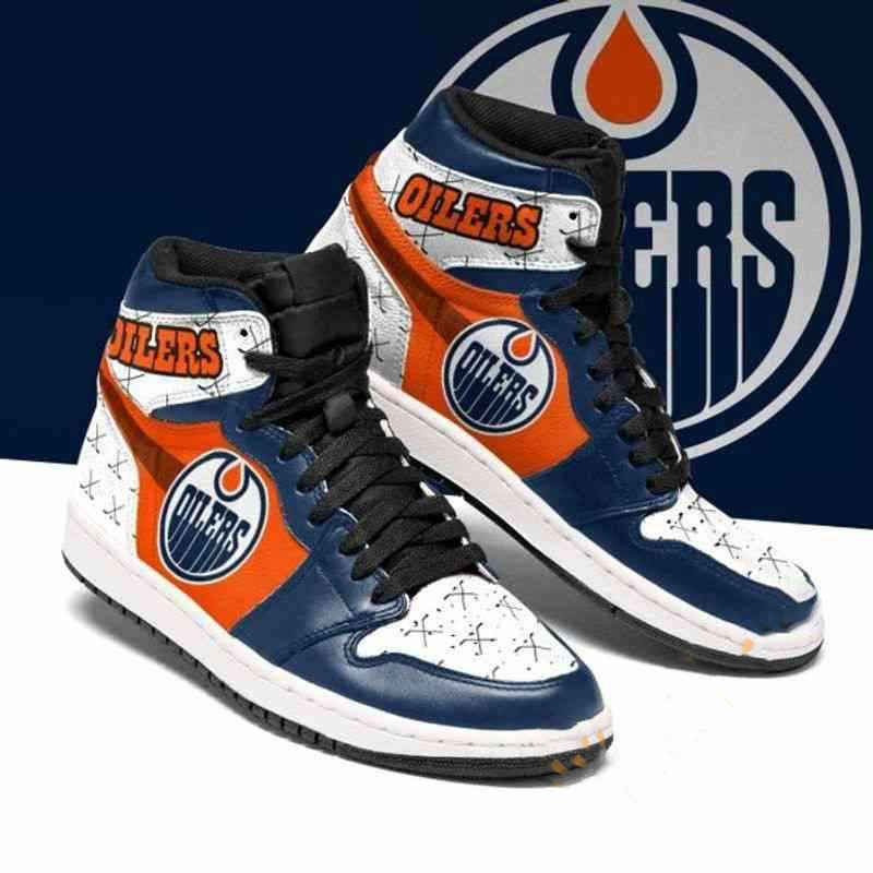 Edmonton Oilers Ice Hockey Custom Air Jordan Shoes 2 Edmonton Oilers Ice Hockey Custom Air Jordan Shoes