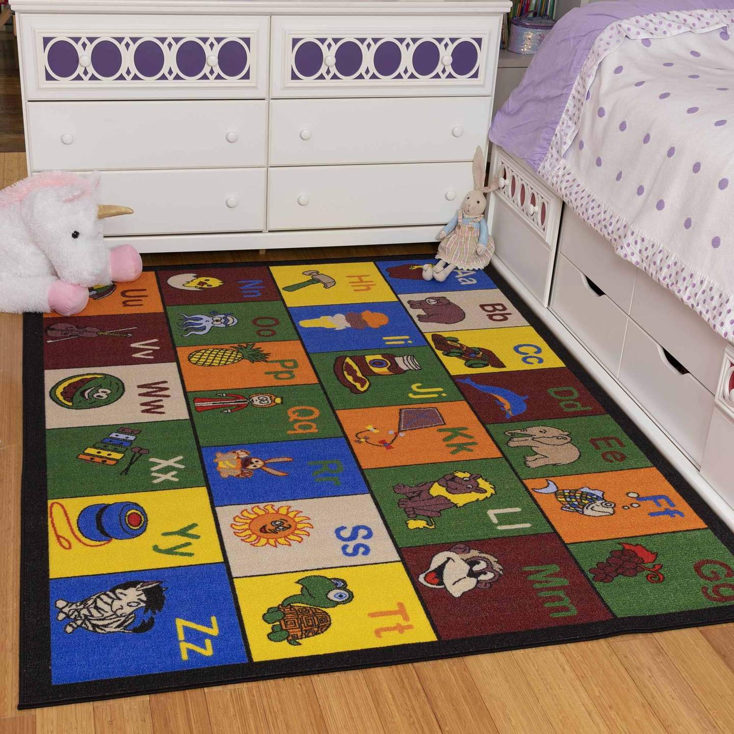 Educational Alphabet Limited Edition Rug 5 Educational Alphabet Limited Edition Rug