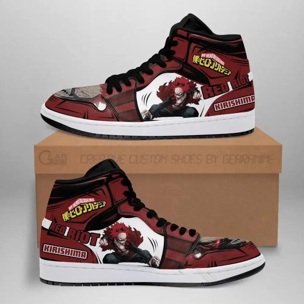 Eijiro Red Riot Custom My Hero Academia Anime Amazon Air Jordan Shoes