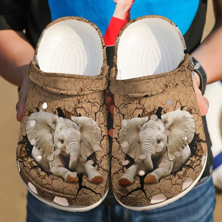 Elephant Lovely Crocs Clog Shoes 4 Elephant Lovely Crocs Clog Shoes