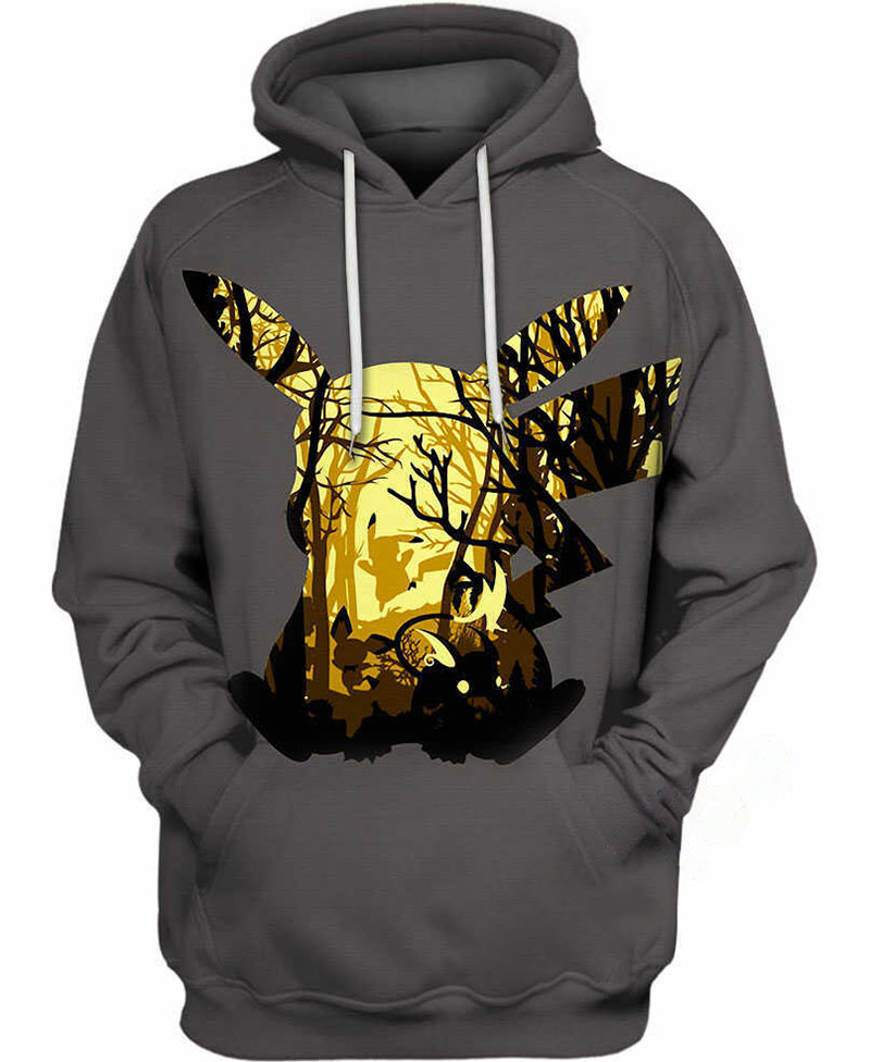 Eletric Forest Pikachu Hoodie 3D