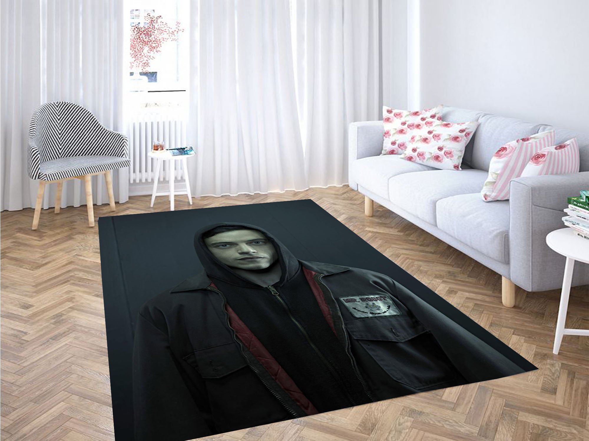 Elliot Alderson Mr Robot Carpet Rug 1 Elliot Alderson Mr Robot Carpet Rug