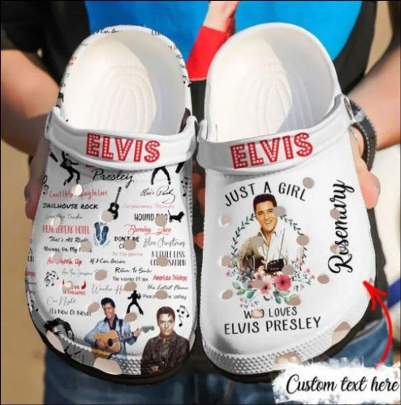 Elvis Comfortable For Mens And Womens Classic Water Crocs Clog Shoes