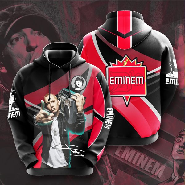 Eminem Custom Hoodie 3D 3 Eminem Custom Hoodie 3D
