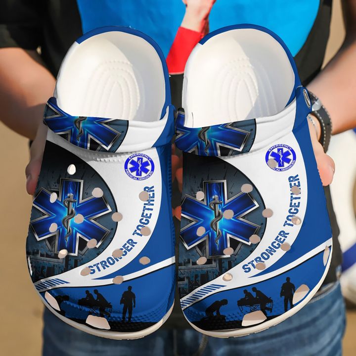 Ems Stronger Together Crocs Clog Shoes 10 Ems Stronger Together Crocs Clog Shoes