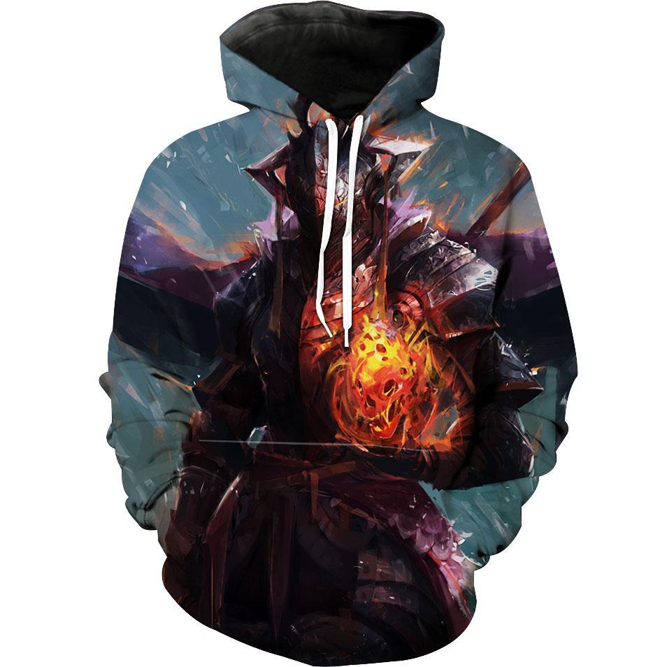 Epic Fantasy Warrior Fantasy Artwork Hoodie 3D
