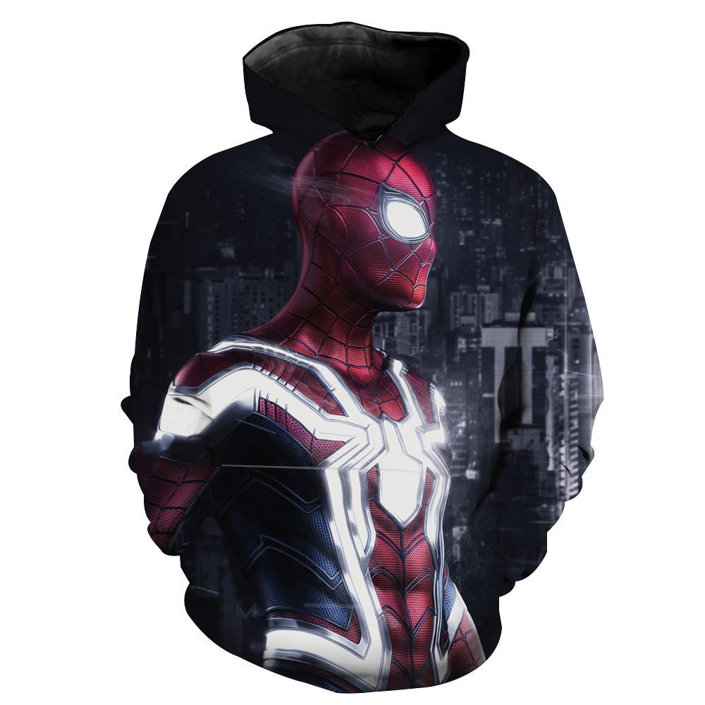 Epic Spiderman Hero Themed Hoodie 3D 1 Epic Spiderman Hero Themed Hoodie 3D