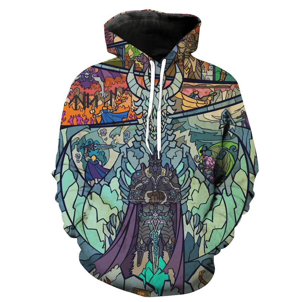 Epic Wow Lich King World Of Warcraft Hoodie 3D