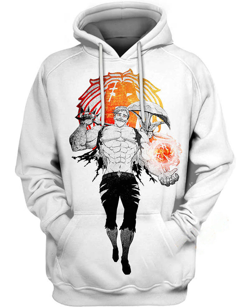 Escanor Seven Deadly Sins Hoodie 3D 9 Escanor Seven Deadly Sins Hoodie 3D