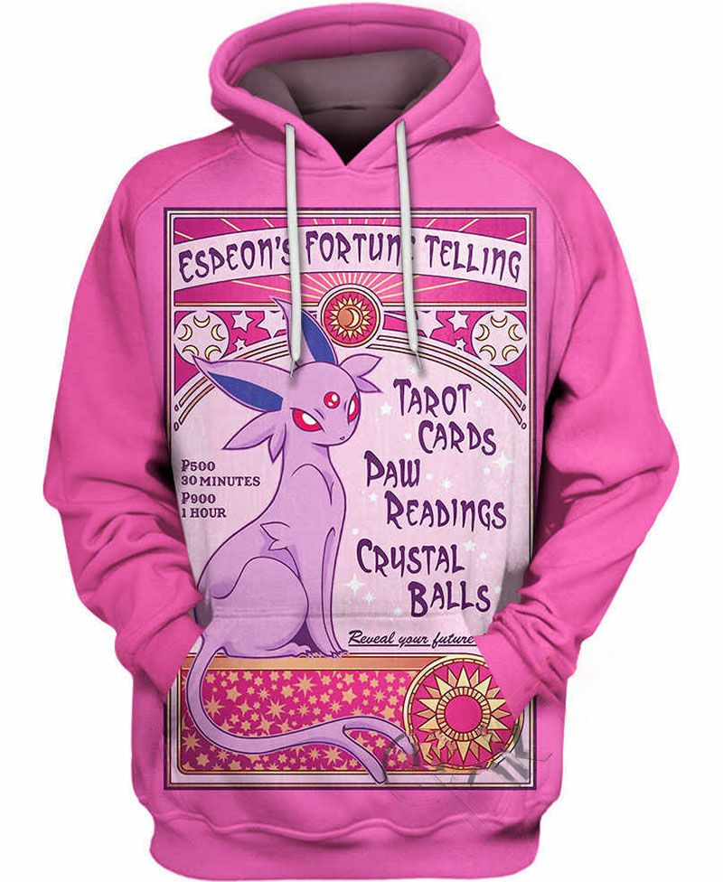 Espeon?s Fortune Telling Hoodie 3D
