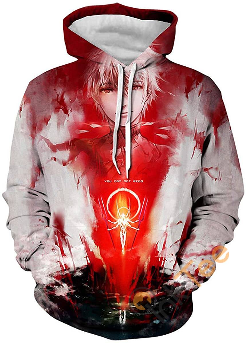 Evangelion Print Cosplay With Front Pocket Hoodie 3D 5 Evangelion Print Cosplay With Front Pocket Hoodie 3D