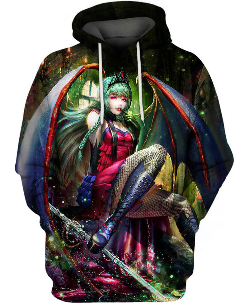 Evelyn The Succubus Hoodie 3D 9 Evelyn The Succubus Hoodie 3D