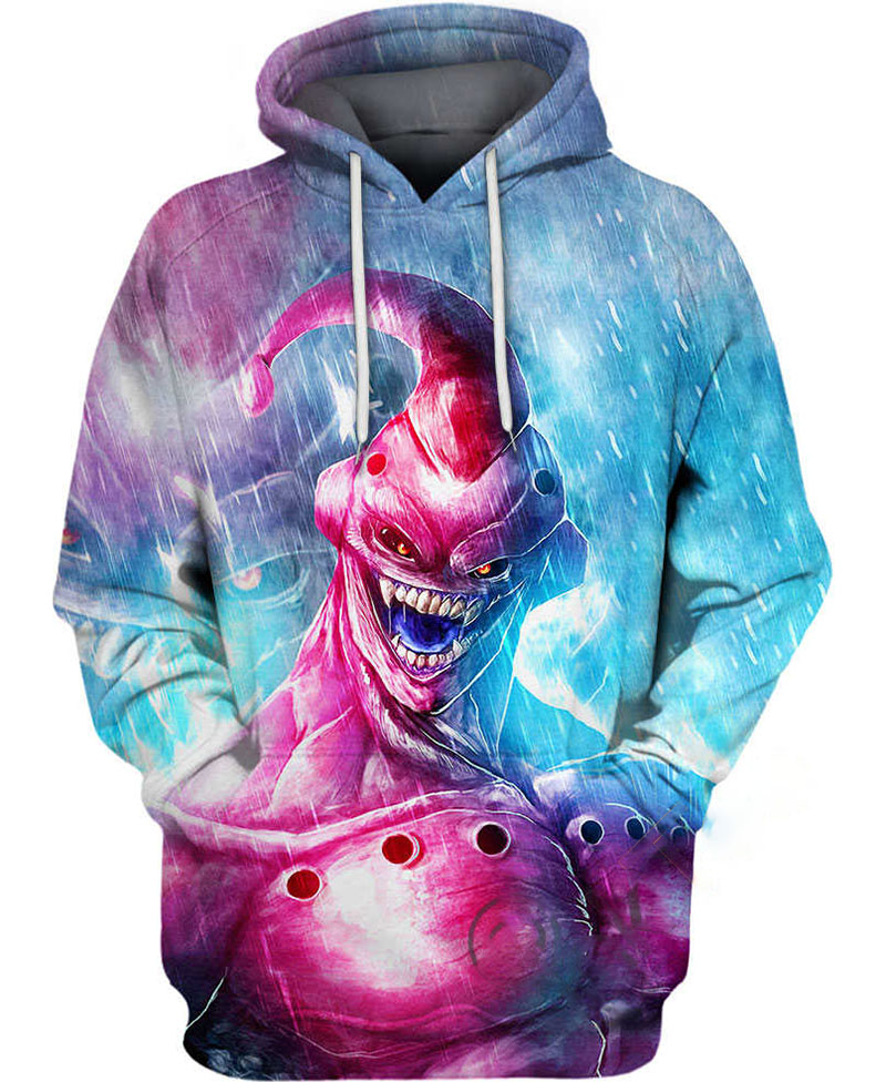 Evil Buu Hoodie 3D 7 Evil Buu Hoodie 3D
