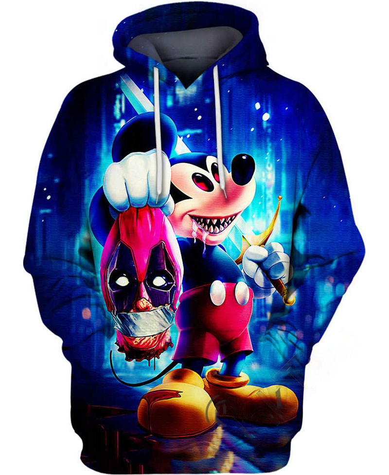 Evil Mickey Mouse Hoodie 3D