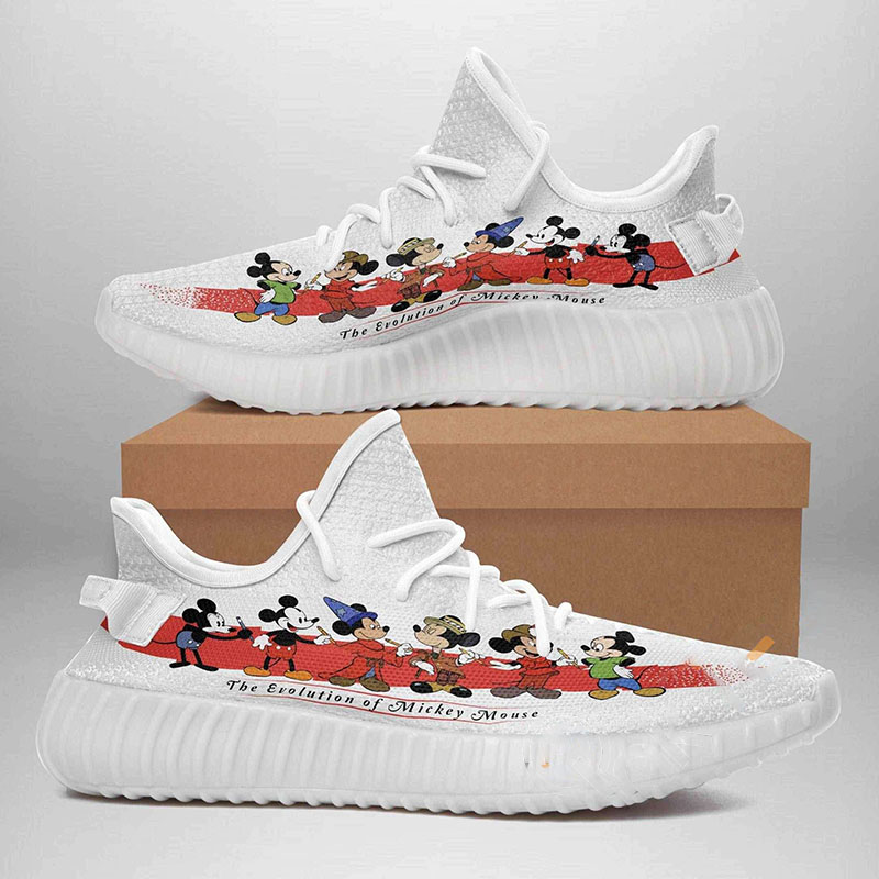 Evolution Of Mickey Mouse Yeezy Boost