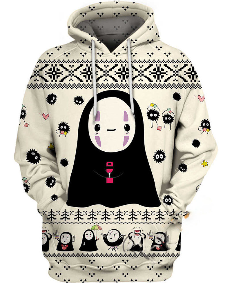 Expression Of No Face Hoodie 3D