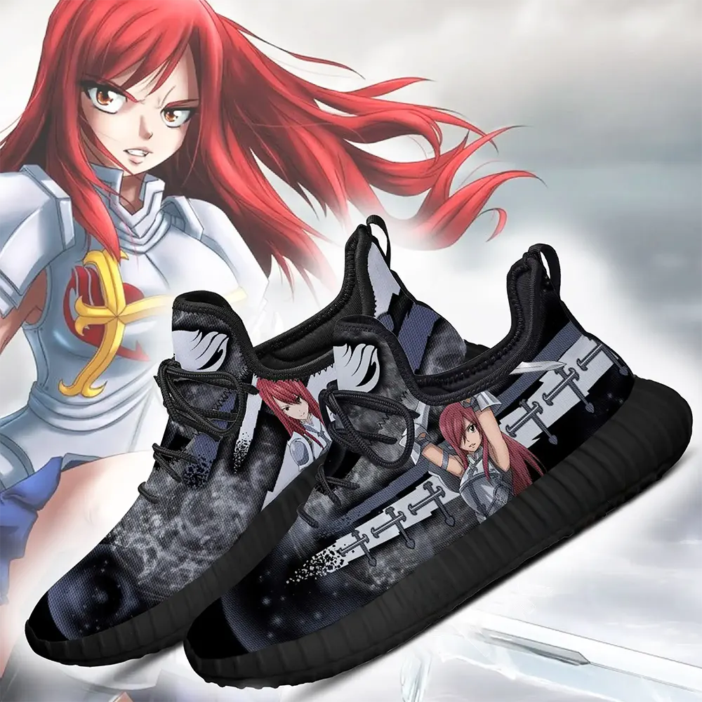 Fairy Tail Erza Scarlet Knight Sporty Fairy Tail Anime Amazon Reze Shoes