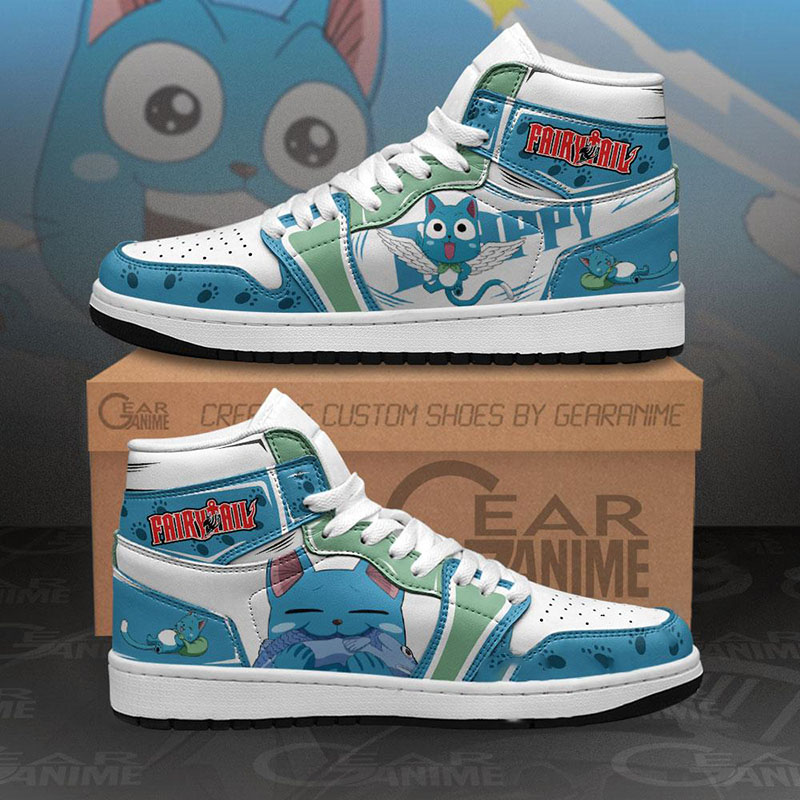 Fairy Tail Custom Anime Air Jordan Shoes