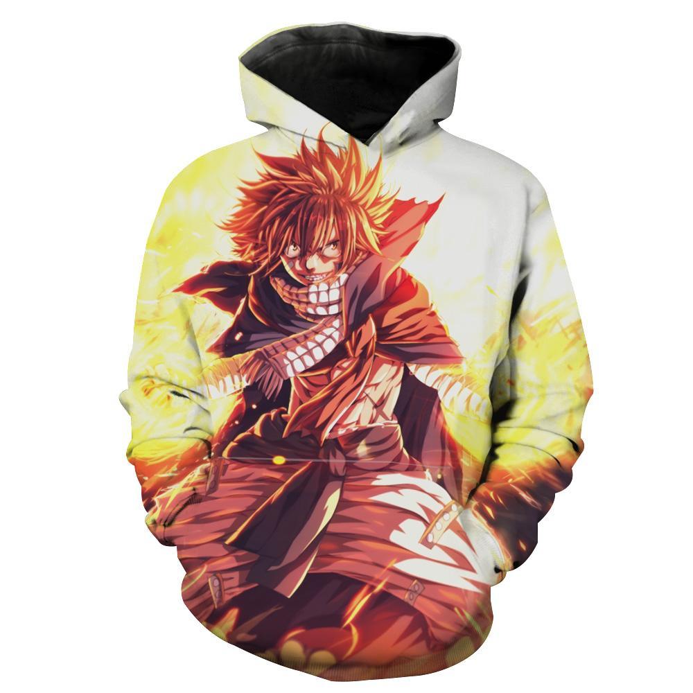 Fairy Tail Natsu Hoodie 3D 2 Fairy Tail Natsu Hoodie 3D