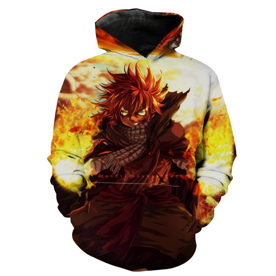 Fairy Tails Epic Natsu Hoodie 3D