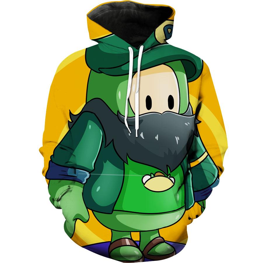 Fall Guys Crossover Fall Guys Hoodie 3D 3 Fall Guys Crossover Fall Guys Hoodie 3D
