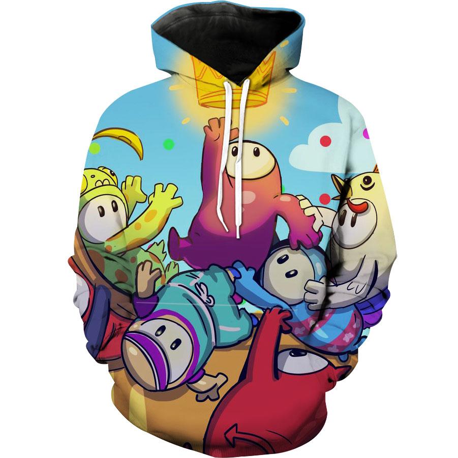 Fall Guys Fall Guys Video Game Hoodie 3D