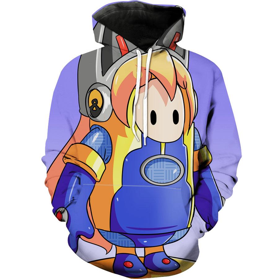 Fall Guys X Overwatch Crossover Video Game Hoodie 3D 2 Fall Guys X Overwatch Crossover Video Game Hoodie 3D