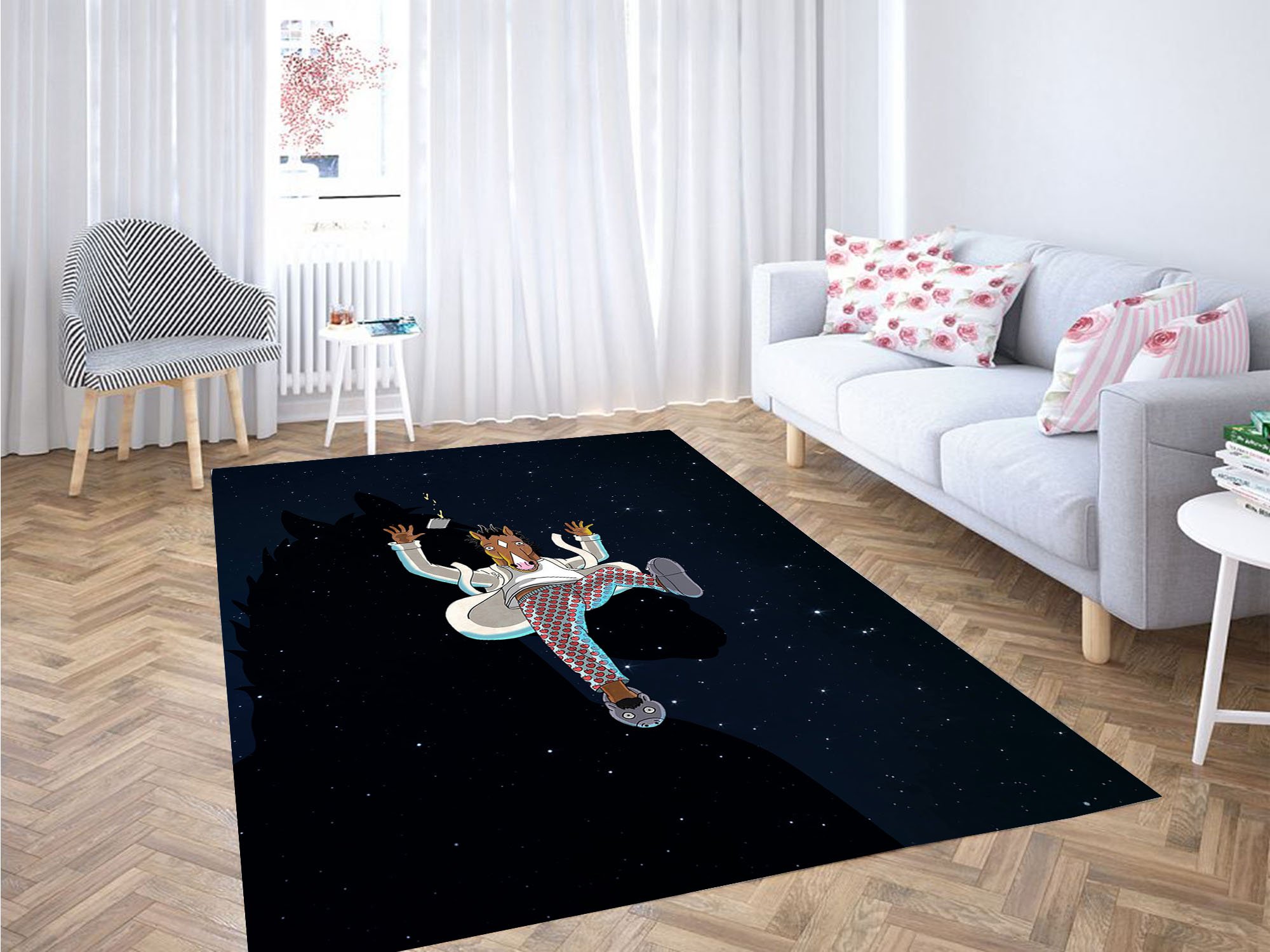 Falling Bojack Horseman Carpet Rug