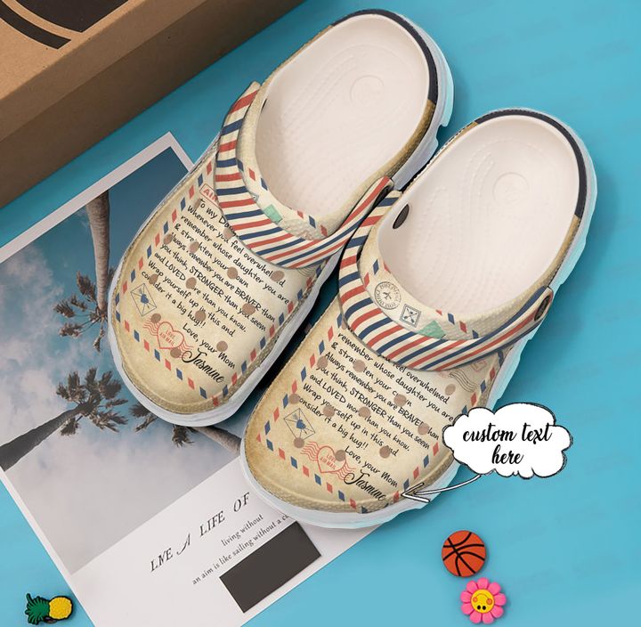 Family Personalized To My Daughter Crocs Clog Shoes