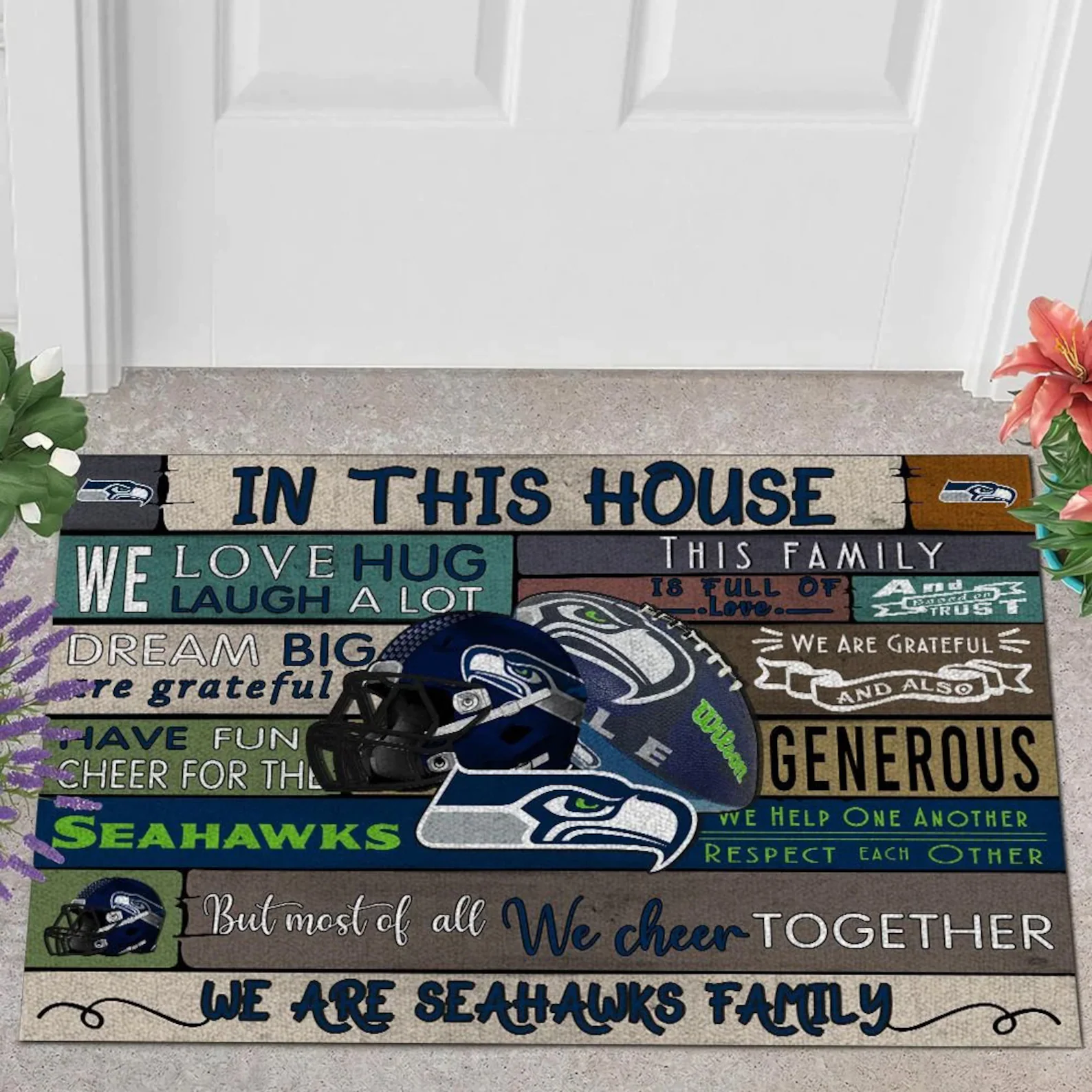 Fan Man Cave Home Decor Doormat