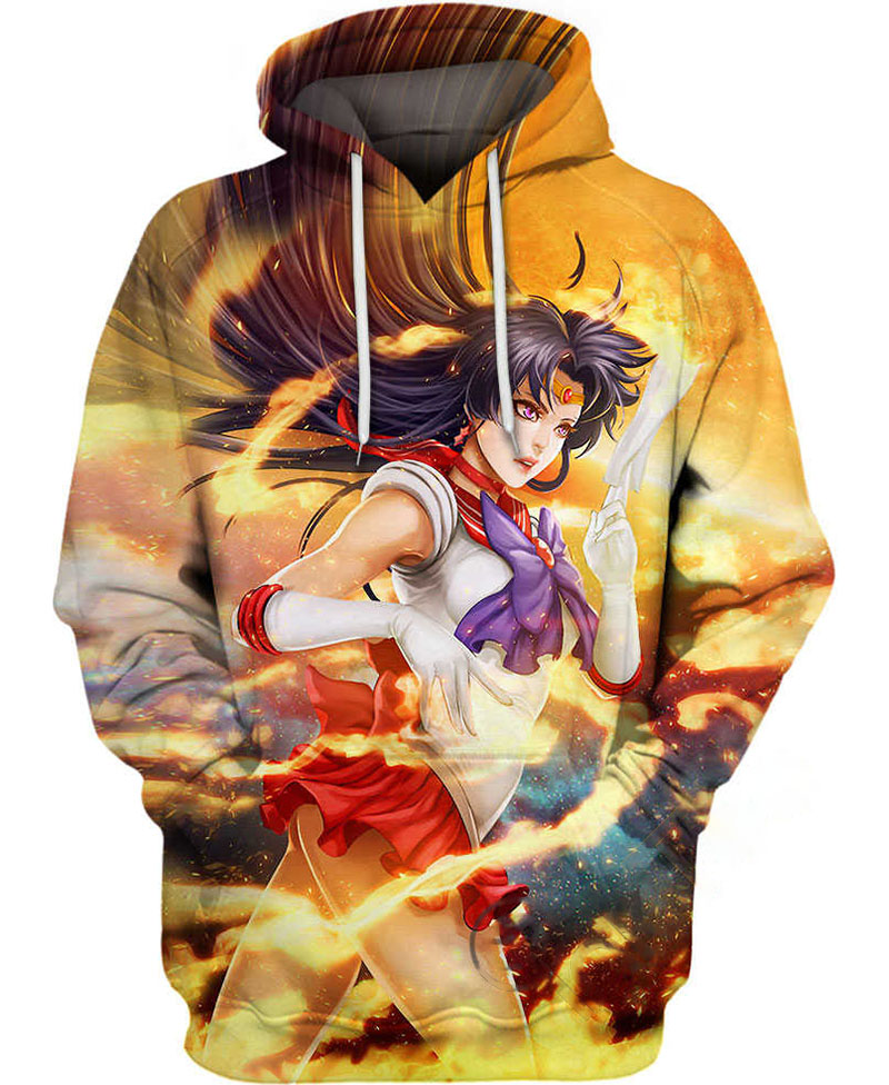 Fantasy Sailor Mars Hoodie 3D