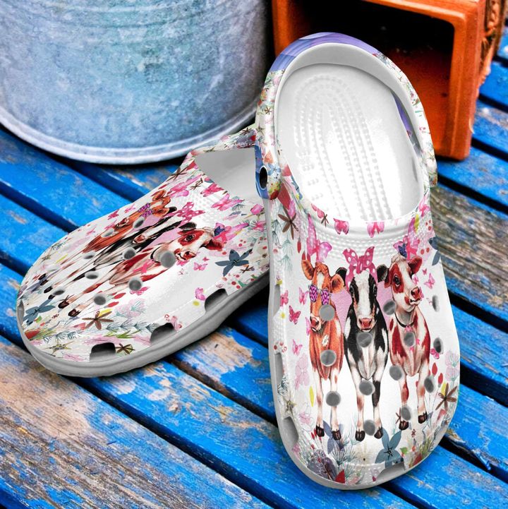 Farmer Bc Cow Crocs Clog Shoes