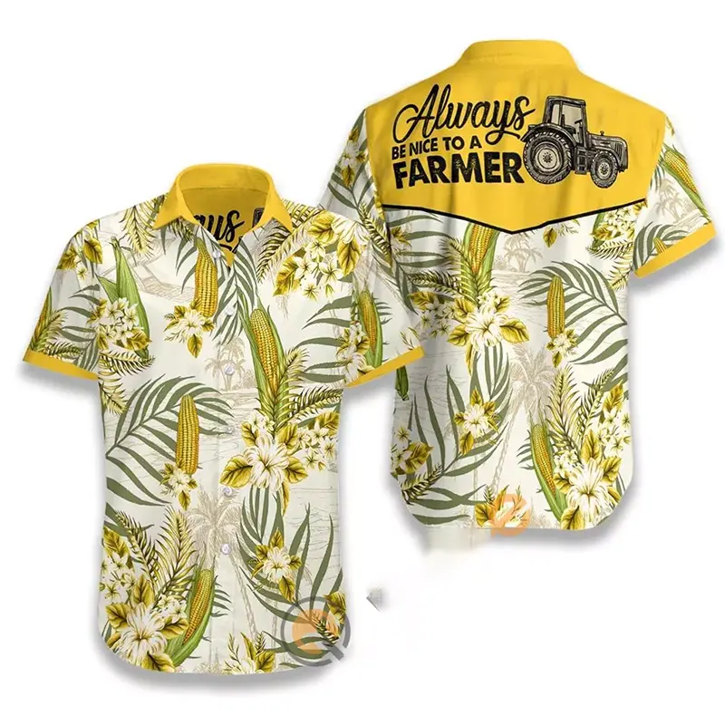 Farmer Corn Hawaiian shirts